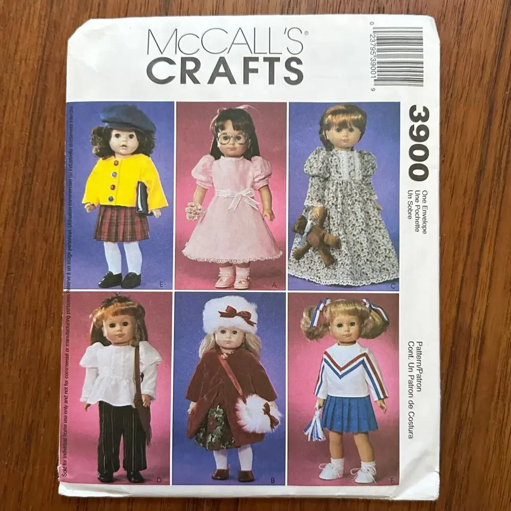 UNCUT McCall's 3900 Pattern 18